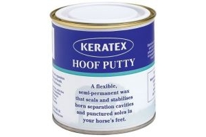 Keratex Hoof Putty - Use to plug your horses punctures, sole cavitys or abscess' - 200g jar by William Hunter Equestrian