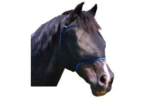 equilibrium Field Relief Midi Horse Fly Mask Without Ears Xxsmall Black/Blue