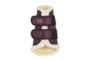 Soft Cosy Brushing Boots Wine