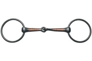 Korsteel Sweet Iron Copper Loose Ring Snaffle - Color:None Size:5.5