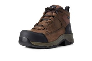 Ariat Ladies Telluride Composite Toe Work Boots Distressed Brown