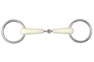 Happy Mouth HB2900 Jointed Loose Ring Snaffle Bit 13.5cm 5.25