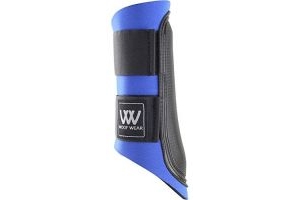 Woof Wear Club Brushing Boot - Blue/Black, Medium