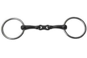 Korsteel Loose Ring Snaffle with Frech Link and Sweet Iron Mouth Piece - 5