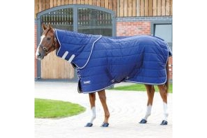 Shires Shires Tempest Original 200 Medium Weight Combo Neck Stable Rug Navy/Grey