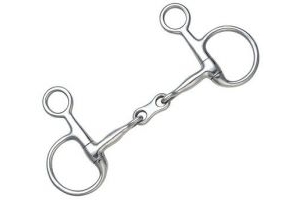 Shires Hanging Cheek French Link Snaffle 4.5