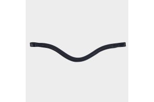 Collegiate Curved Raised Browband Black New