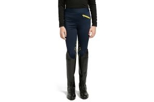 Hy HyPERFORMANCE Childs Stella Riding Tights Navy/Yellow