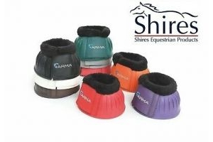 OVER REACH BOOTS SHIRES ARMA FLEECE TOP PROTECTION DOUBLE LOCKING P C F XF