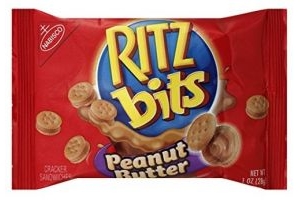 Ritz Bits Peanut Butter Crackers 1 Ounce (Pack Of 12)