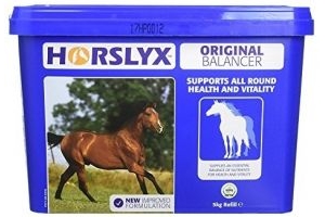 Tigerbox® & HORSLYX Original Balancer Lick 4 x 5Kg Refill Pack for All-Round Health and Vitality by Supplying an Essential Balance of Nutrients & Antibacterial Pen.