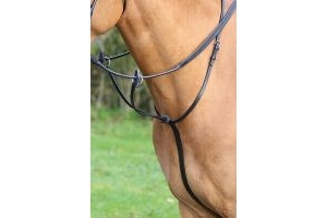 Shires Aviemore Running Martingale ALL SIZES **BLACK OR BROWN**