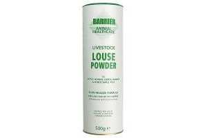 Livestock Louse Powder Barrier 500g 100% Natural Insect Repellent HSE Approved 