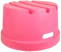 Classic Showjumps Standard 1 Step Mounting Block Pink