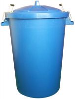 ProStable Dustbin and Lid Blue