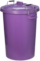 ProStable Dustbin and Lid Purple