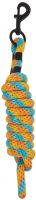 Roma Continental Lead with Chain Blue/Orange/Yellow