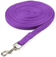 Shires Cushion Web Lunge Line Purple