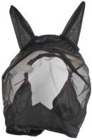 Shires Fine Mesh Fly Mask with Ears Black/Purple