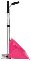 Shires Manure Scoop Tall Handle Pink