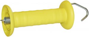 Trilanco Gate Handle with Hook and Tension Spring Yellow