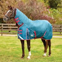 WeatherBeeta ComFiTec Plus Dynamic 360g Heavy Weight Combo Neck Turnout Rug Teal/Cerise/Yellow
