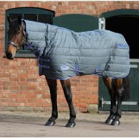 WeatherBeeta ComFiTec Thinsulate  350g Channel Quilt Heavyweight Combo Stable Rug Grey/Blue